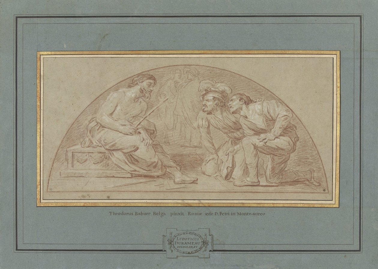 O escárnio de Cristo de Louis Jean Jacques Durameau