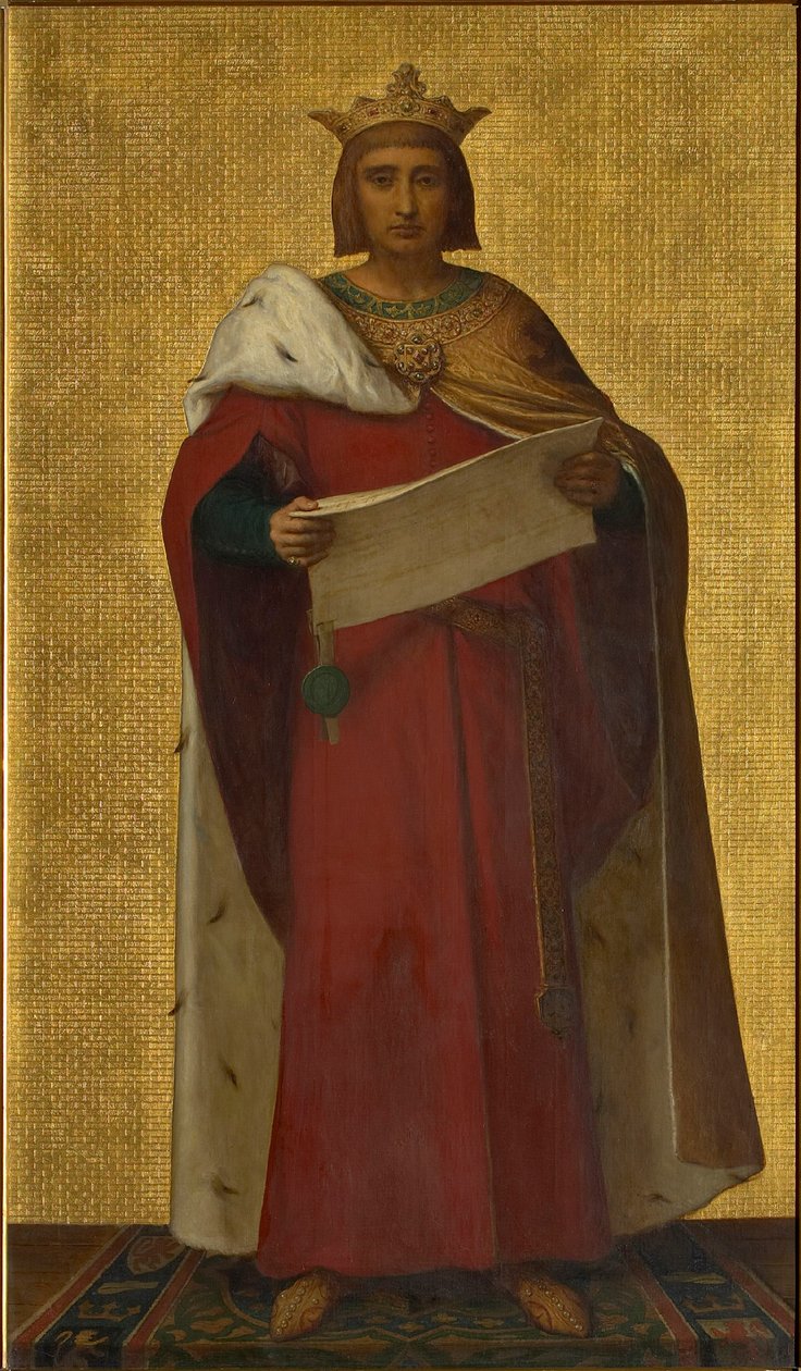 Duque João II de Brabante, 1872-1877. de Louis Joseph Gallait