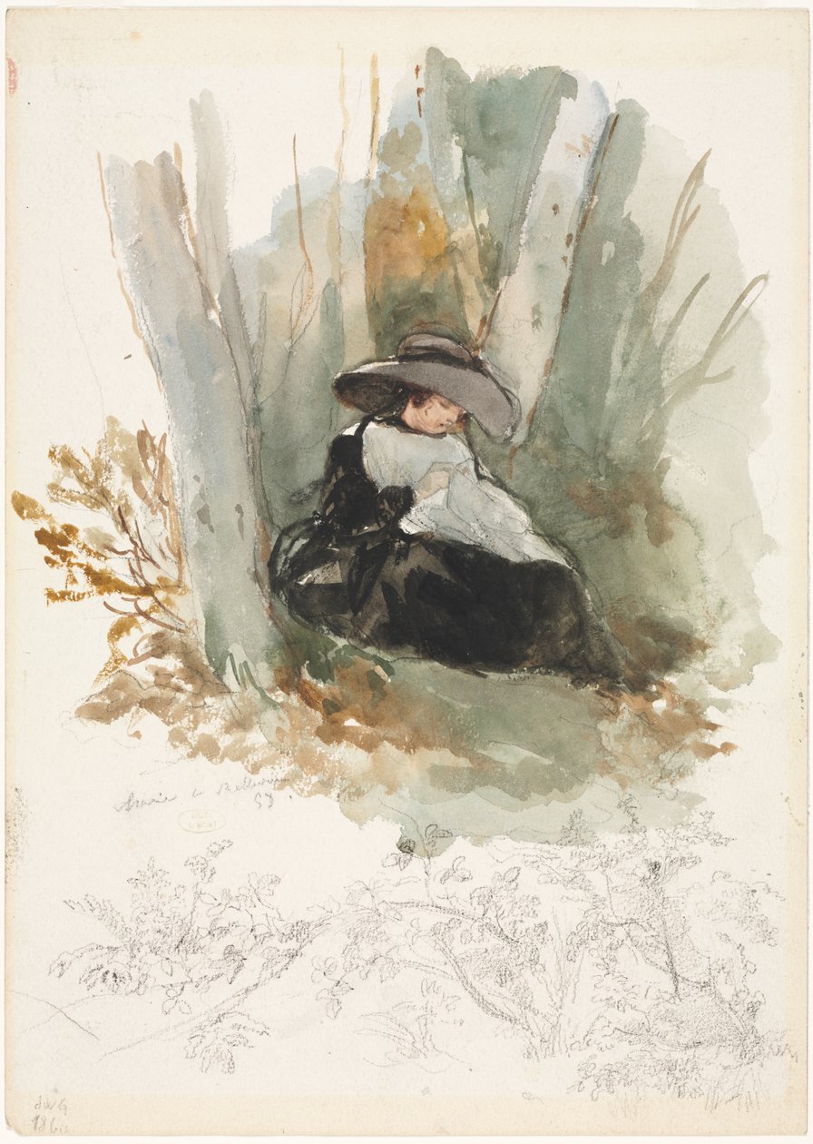 Maria em Bellevue de Louis Joseph Gallait