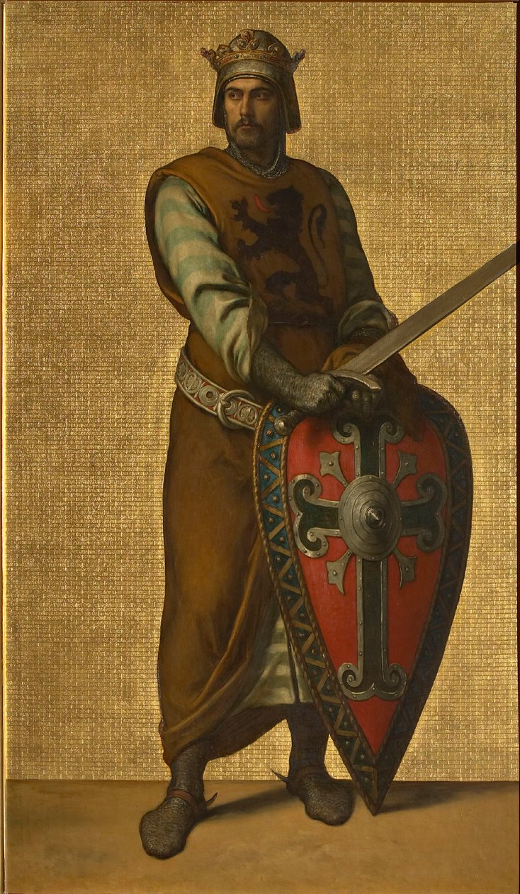 Roberto II de Jerusalém, 1872-1877. de Louis Joseph Gallait