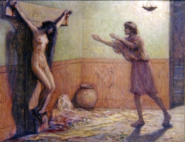 Mulher Crucificada de Louis Joseph Raphael Collin