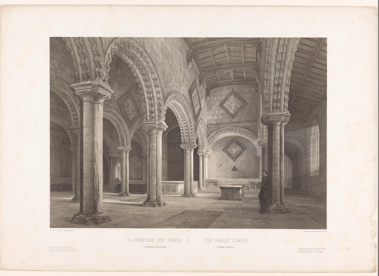 Interior da Lady Chapel na Catedral de Durham kathedraal La Chapelle des Dames, cathédrale de Durham / The Ladies