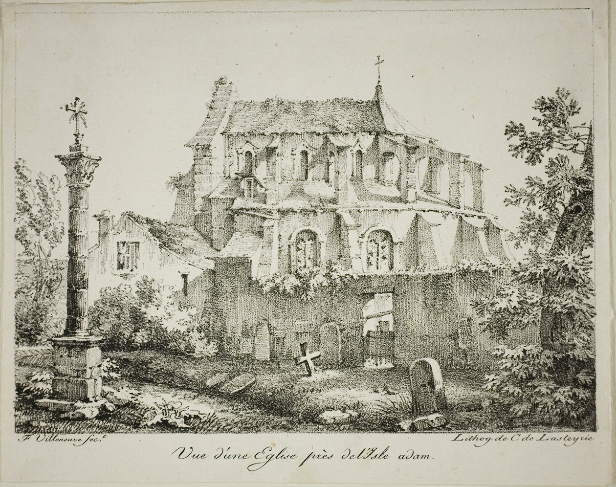 Vista de uma igreja perto de l
