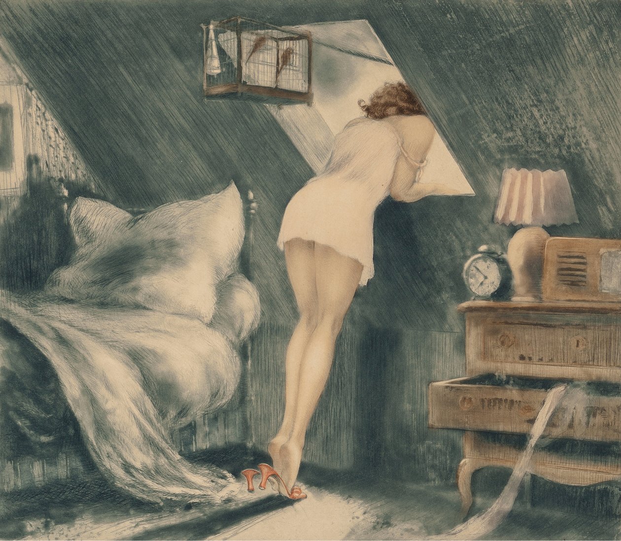 Sótão, 1940. de Louis Justin Laurent Icart