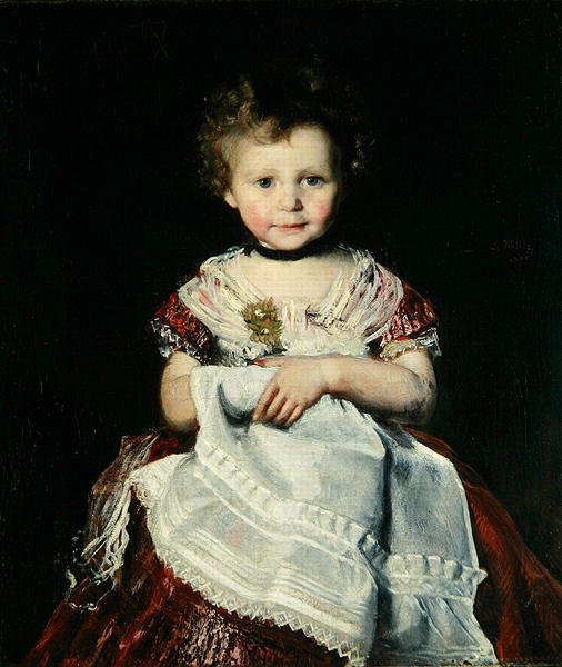 Martha Kolitz (óleo sobre painel) de Louis Kolitz