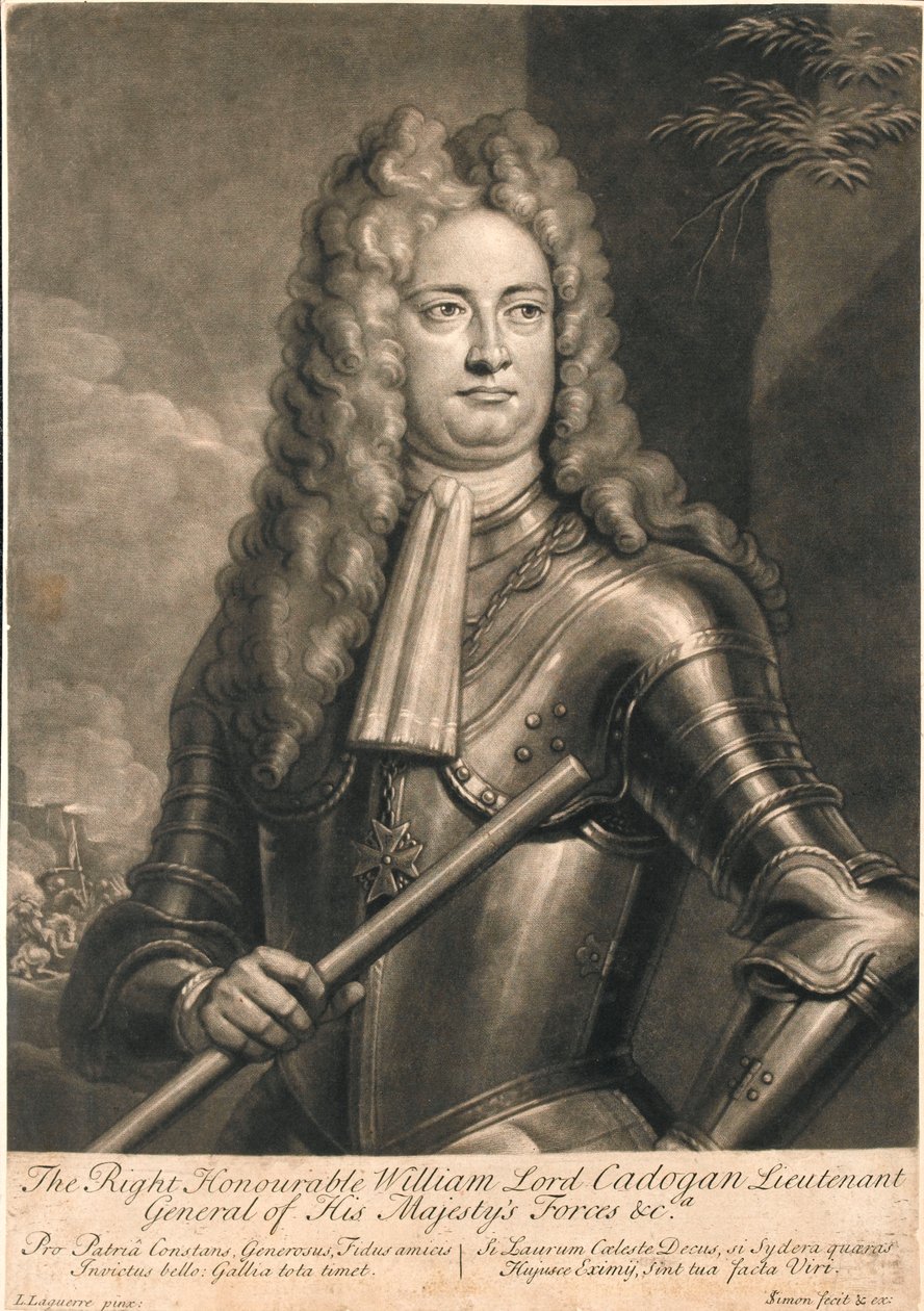 O excelentíssimo Senhor William Cadogan, Tenente-General das Forças de Sua Majestade de Louis Laguerre