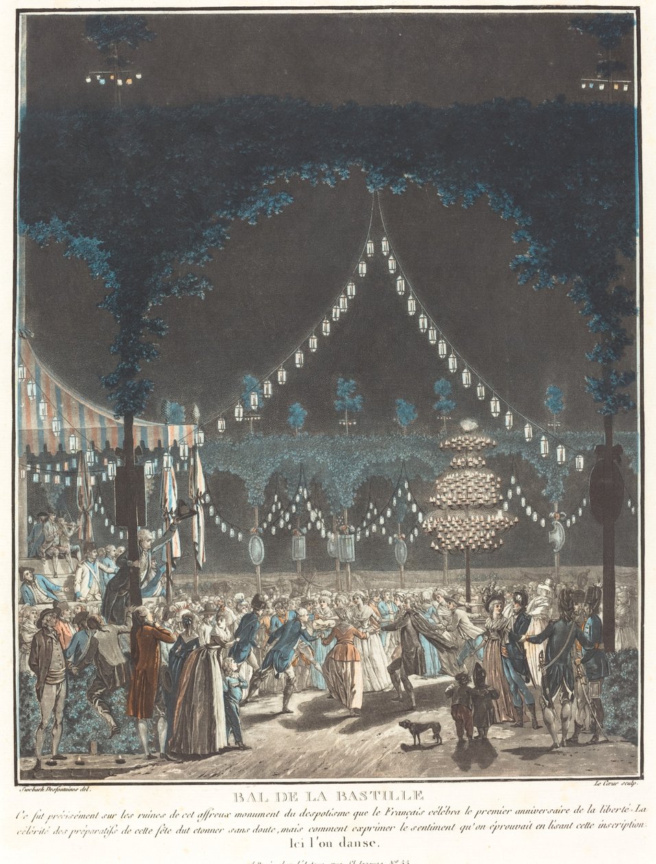 Bola da Bastilha de Louis Le Coeur and Jacques François Joseph Swebach Desfontaines
