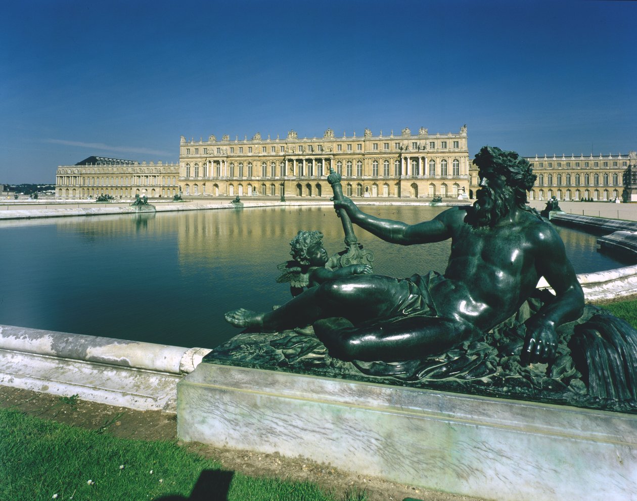 A fachada do jardim, 1668-84 de Louis Le Vau