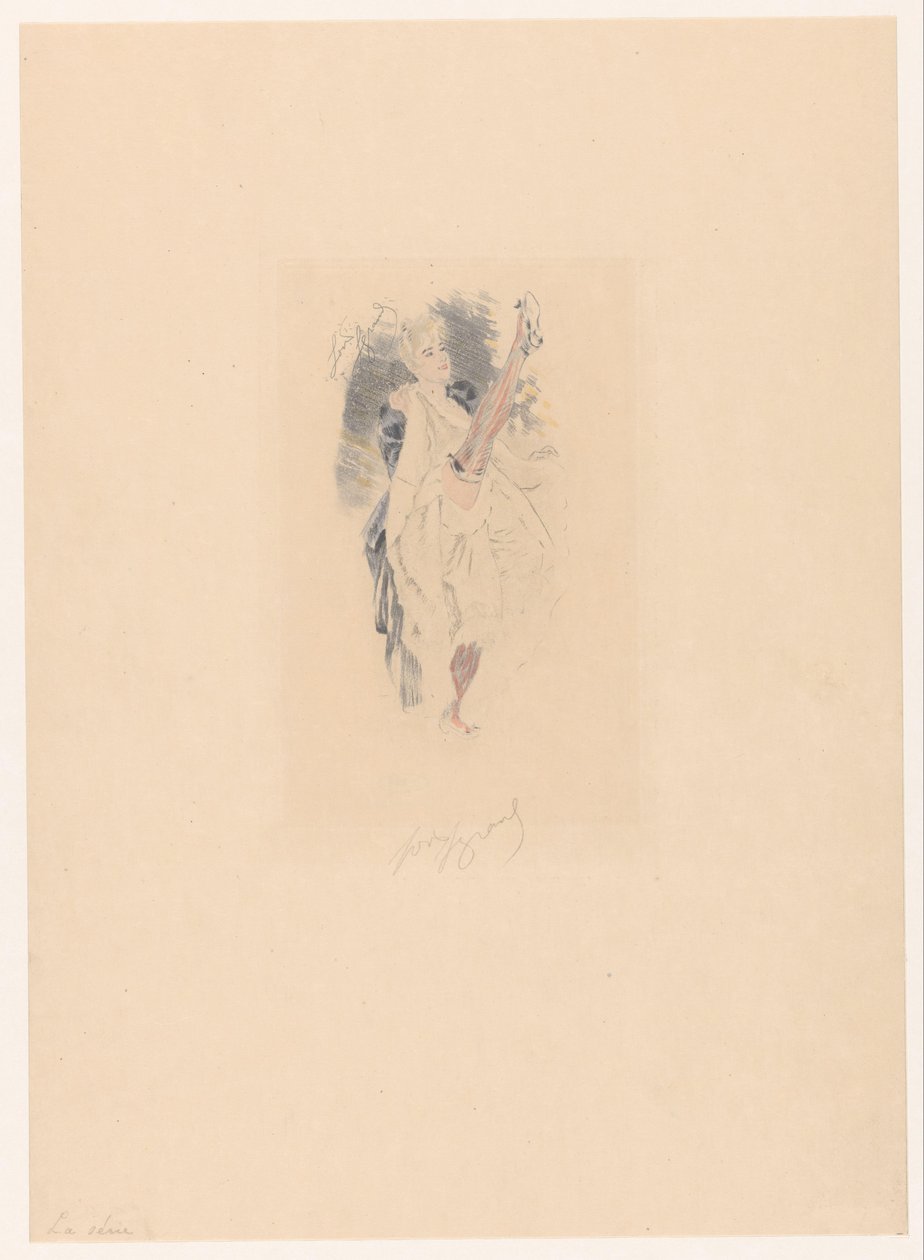 Dançarina de latas com a perna levantada
La série (título sobre o objecto) de Louis Legrand (signed by artist)