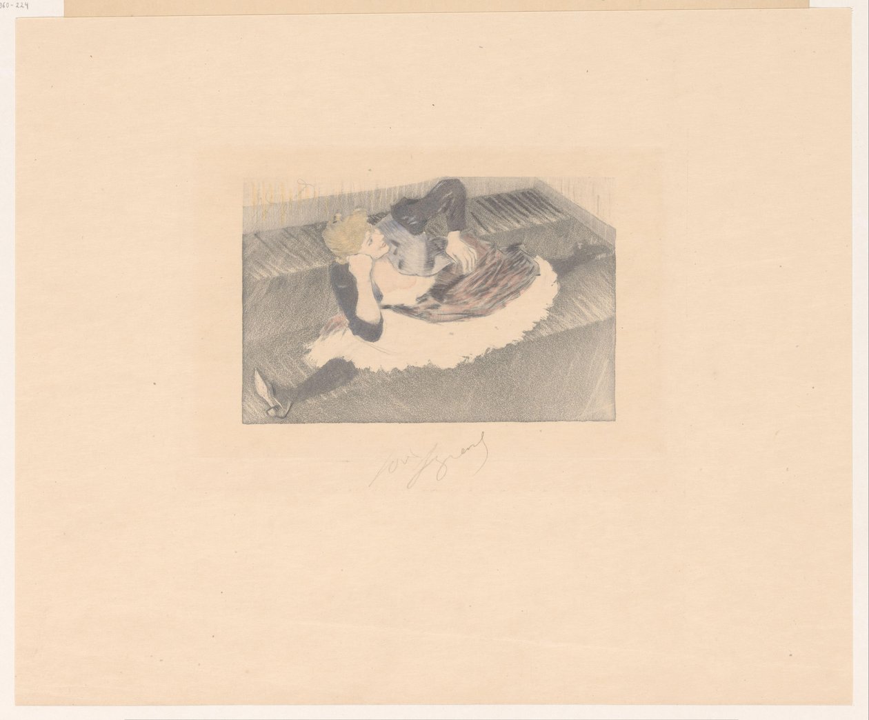Danseres em spagaat
A grande lacuna de Louis Legrand (signed by artist)