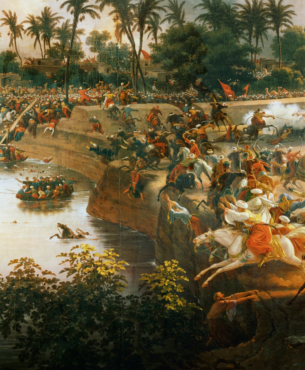 Batalha das Pirâmides (óleo sobre tela) de Louis Lejeune