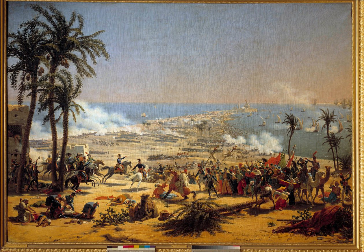 Campanha (Expedição) do Egito (1798-1801): "A Batalha de Aboukir" (25 de julho de Louis Lejeune