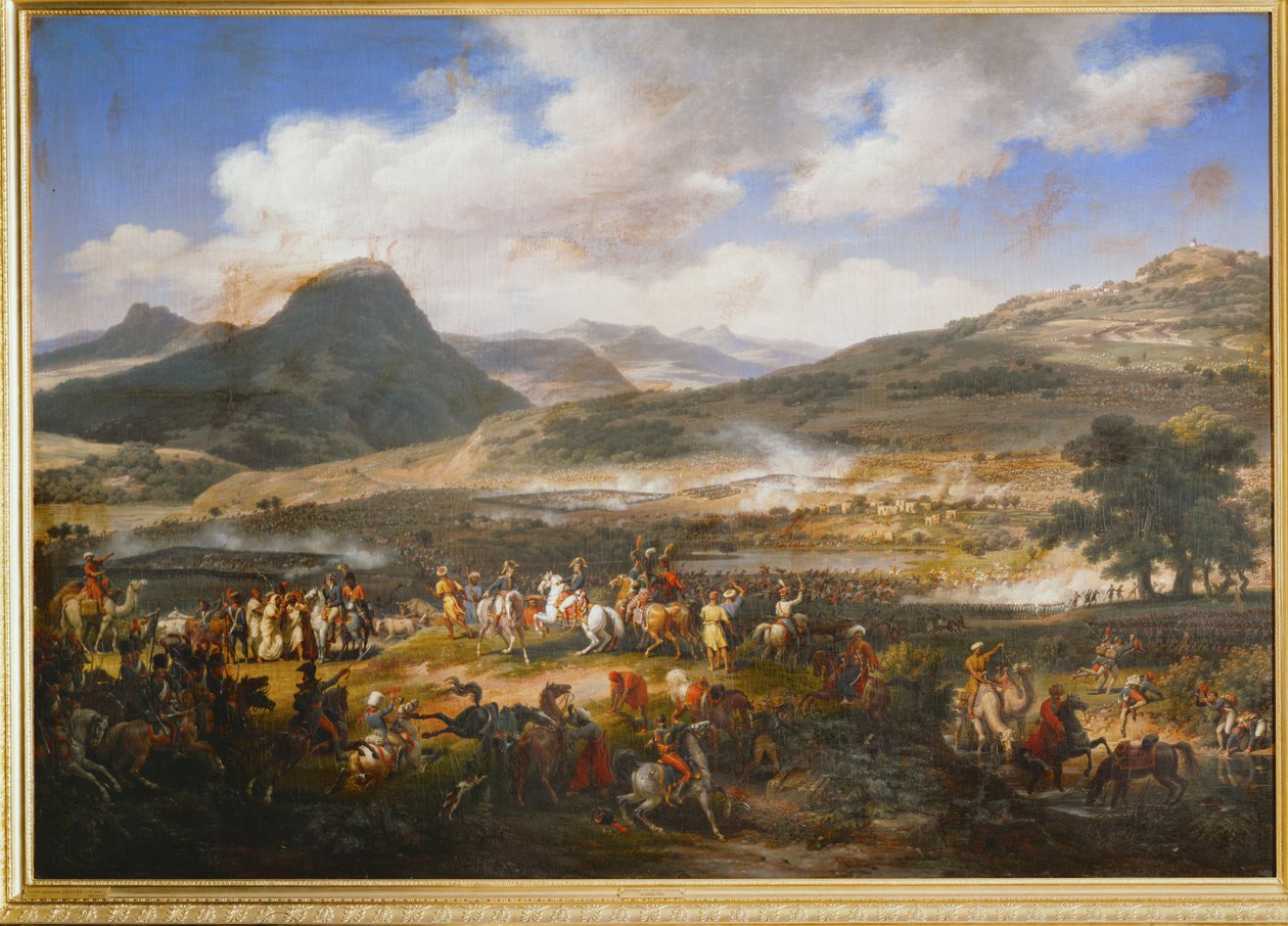 A Batalha do Monte Tabor (pintura sobre tela) de Louis Lejeune