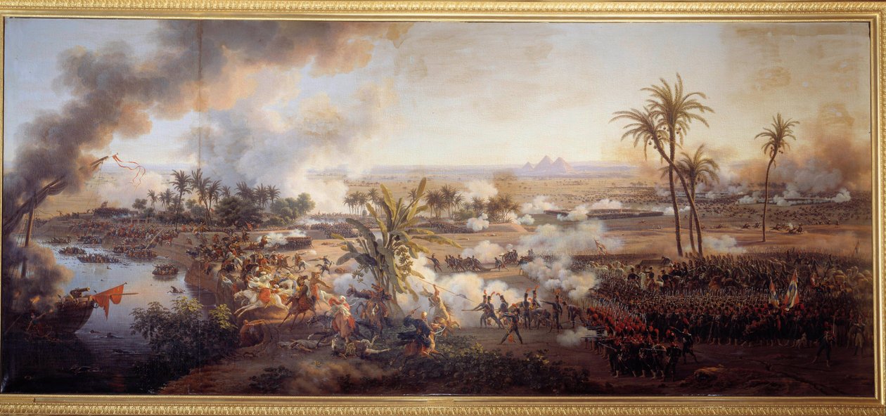 A Batalha das Pirâmides, 21 de julho de Louis Lejeune