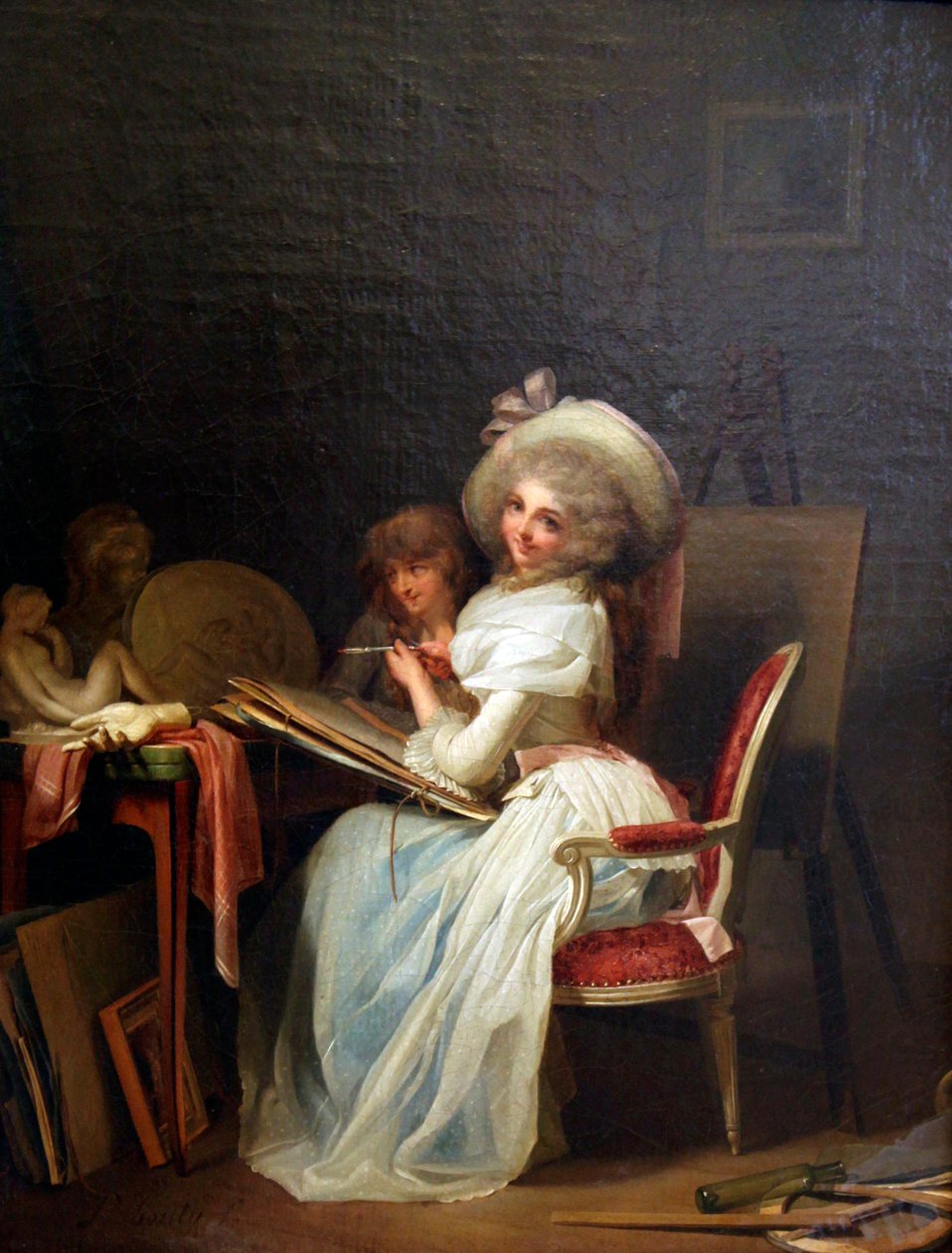"Um Pintor", c1785 de Louis Leopold Boilly