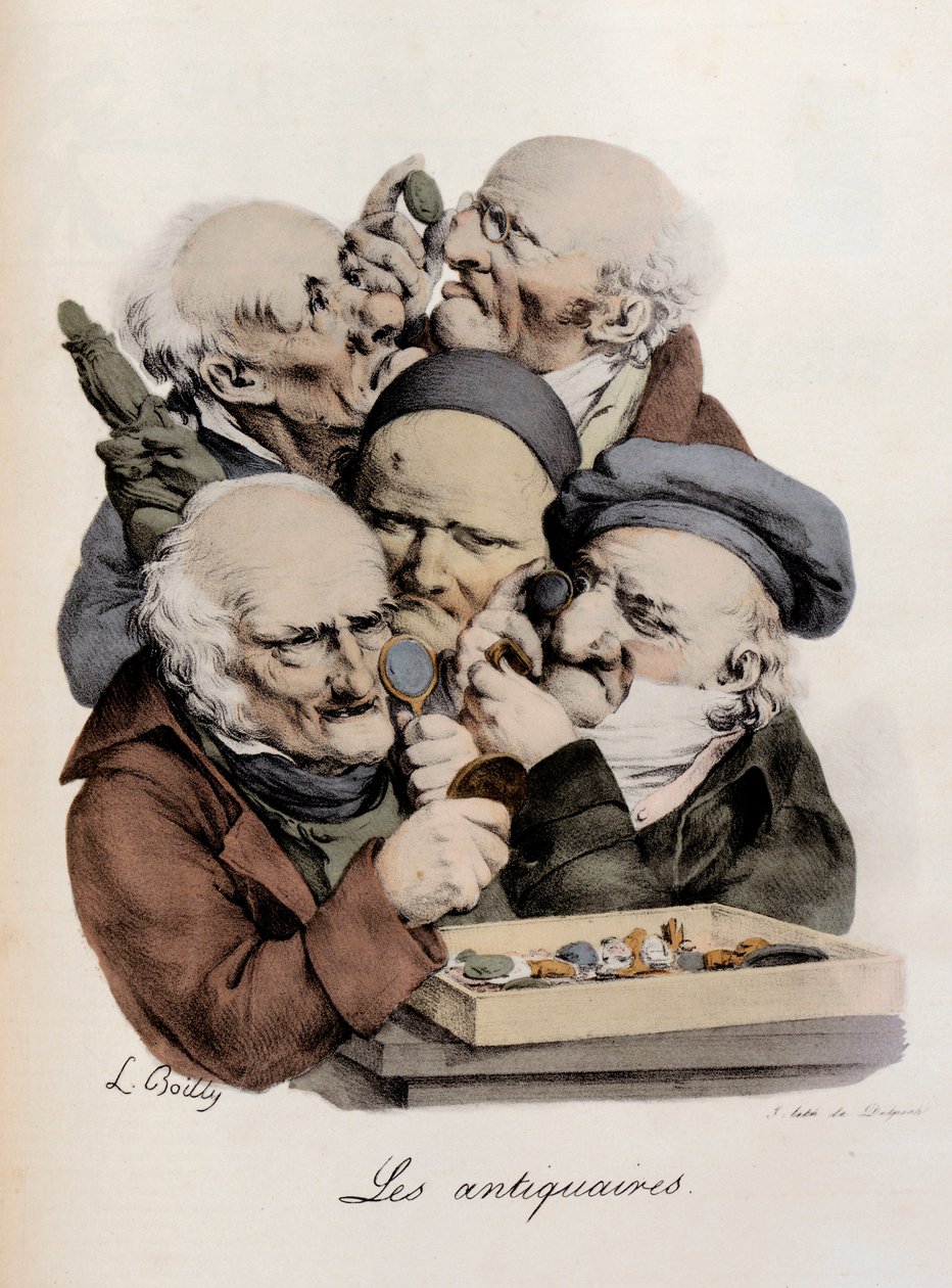 Antiquários Gravados por Louis-Leopold Boilly (Louis Leopold Boilly de Louis Leopold Boilly