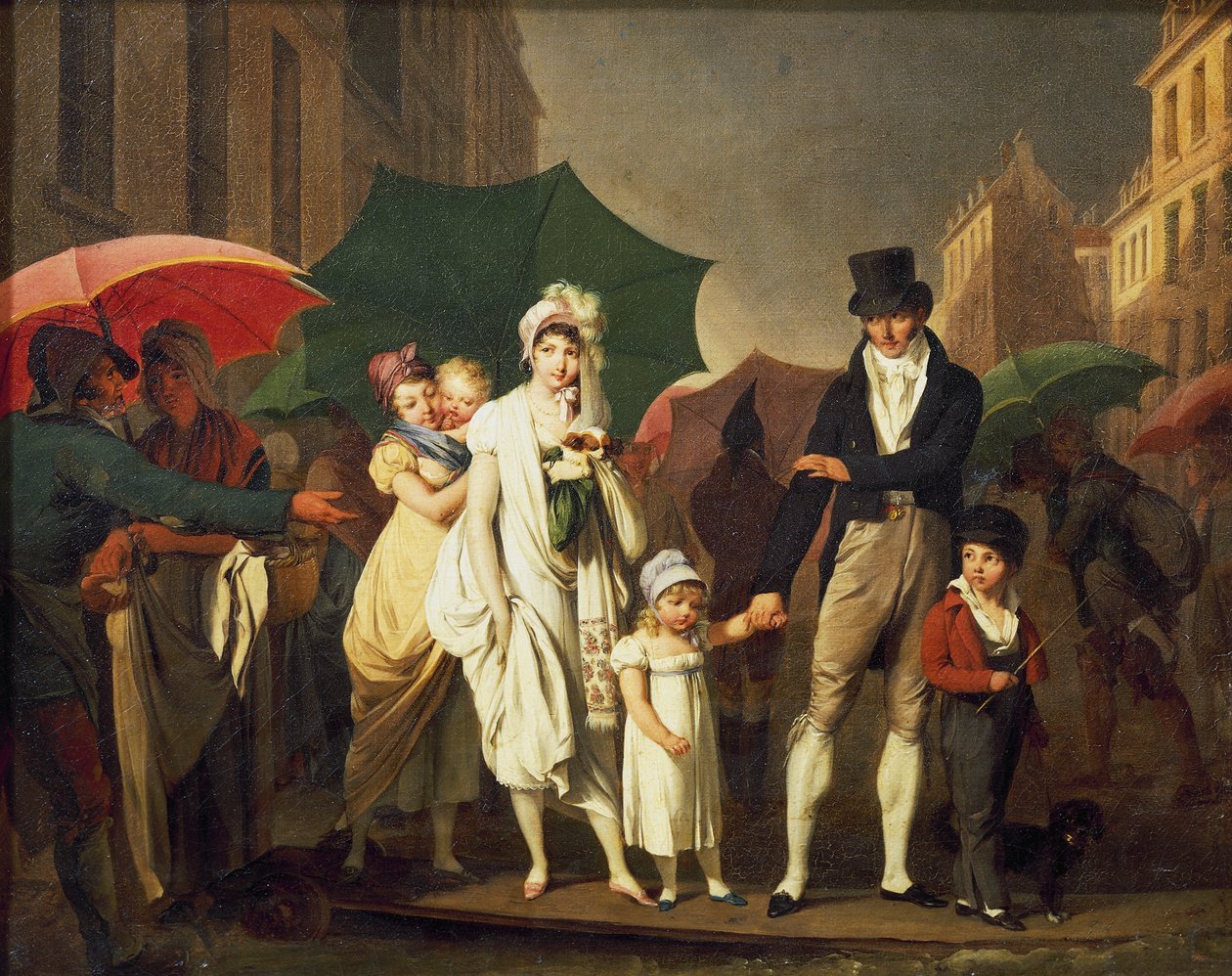 Downpour de Louis Leopold Boilly