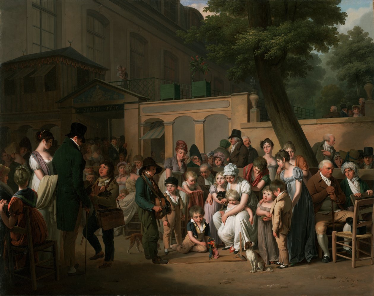 Entrada para o jardim turco de Louis Leopold Boilly