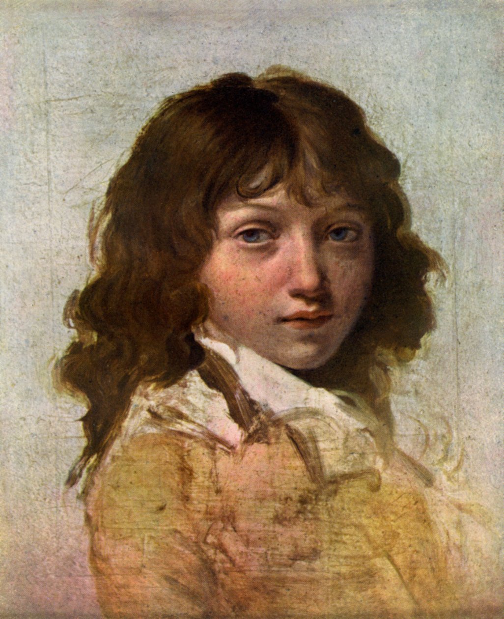 Cabeça de um menino, início do século XIX. de Louis Leopold Boilly