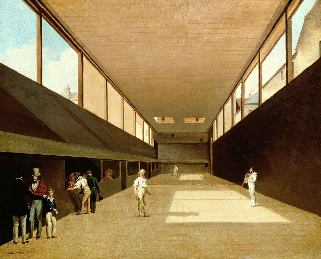 Interior do Jeu de Paume, Versalhes de Louis Leopold Boilly