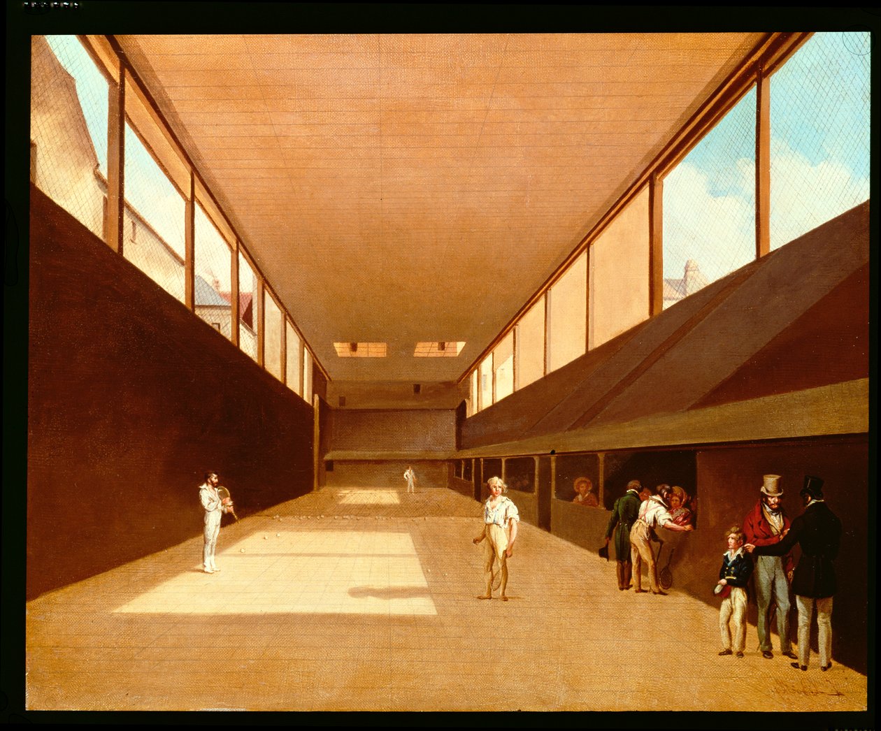 Interior do Jeu de Paume, Versalhes de Louis Leopold Boilly