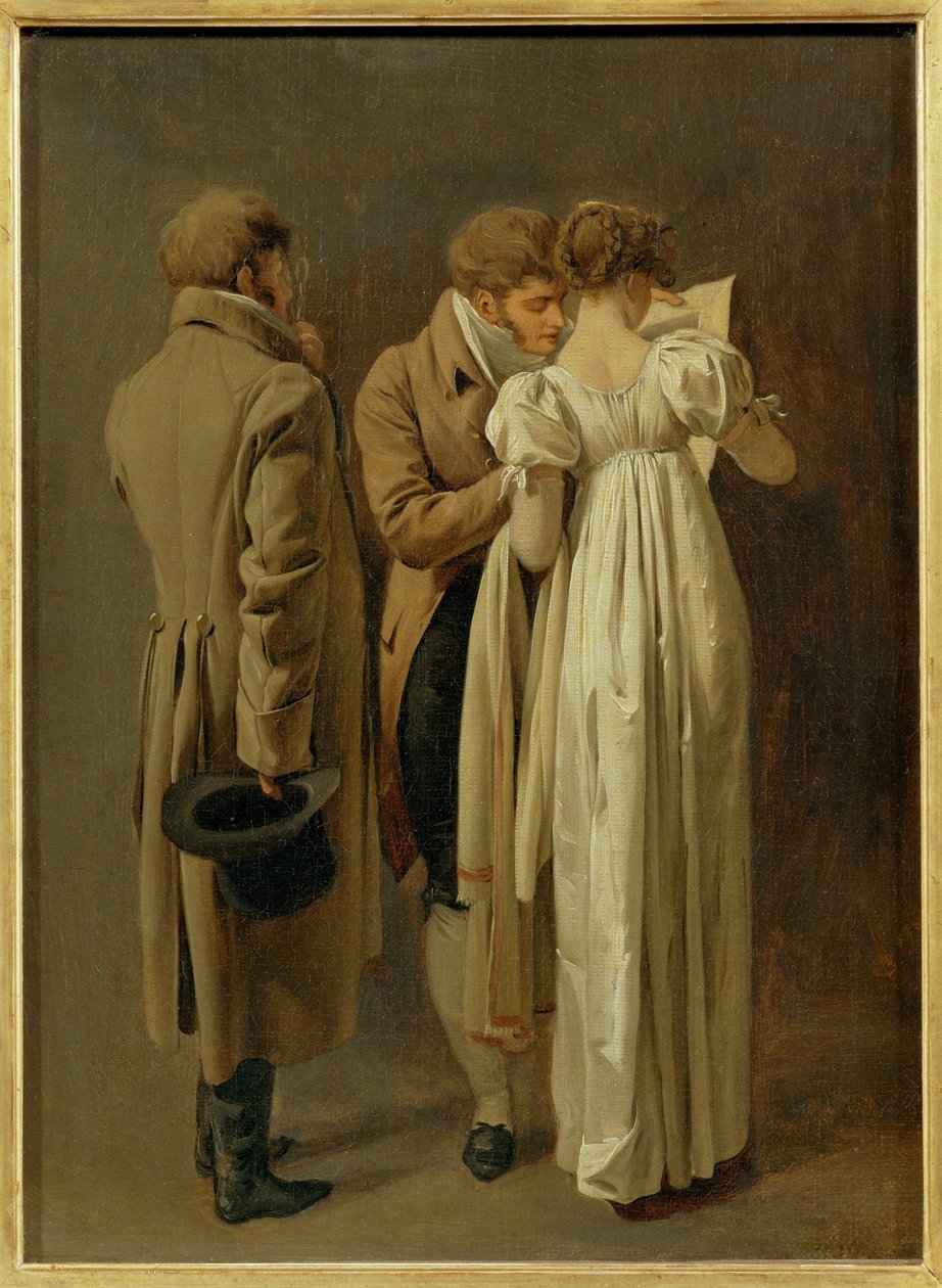 Os entusiastas das gravuras ... de Louis Leopold Boilly