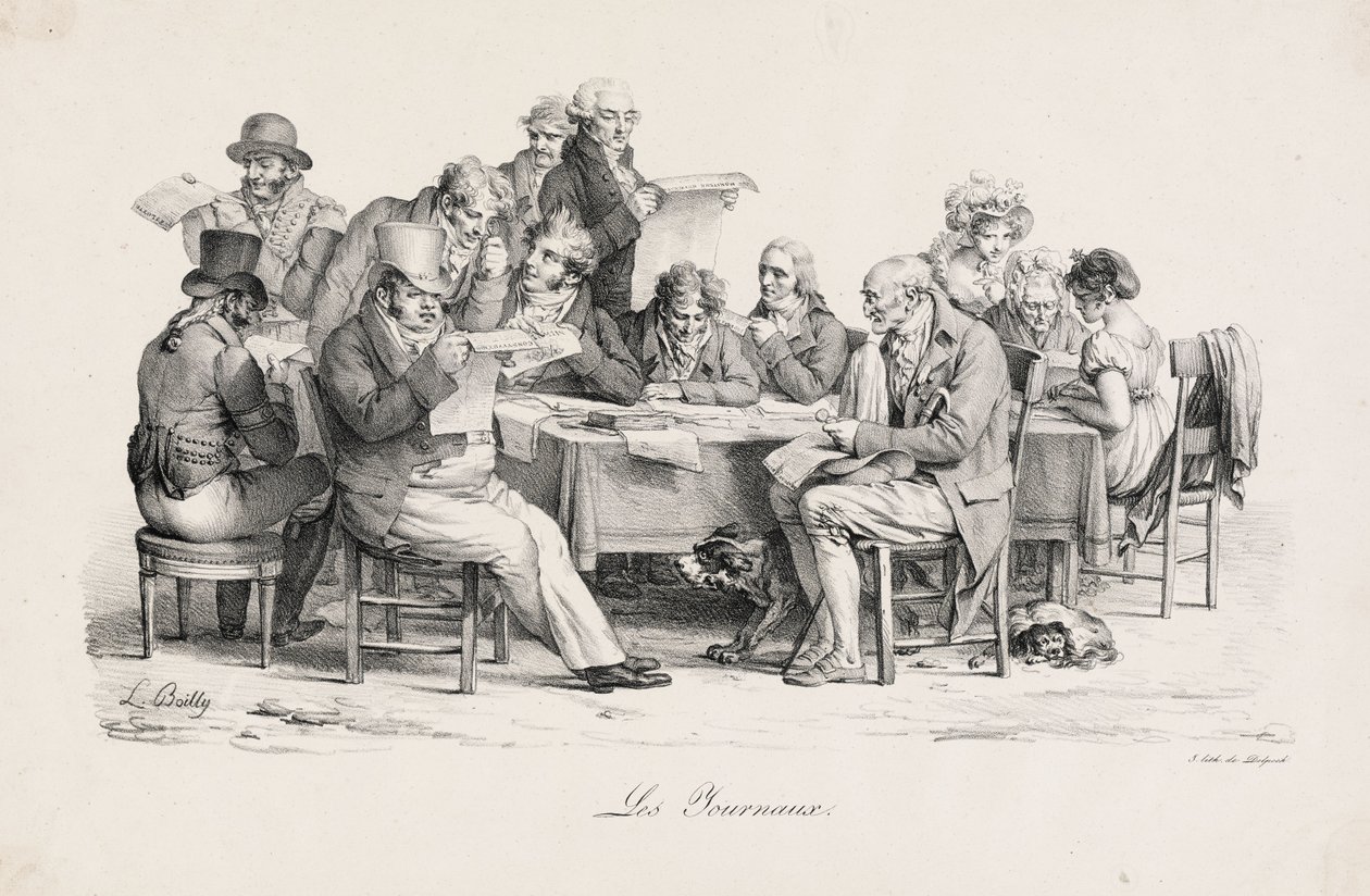 Os jornais de Louis Leopold Boilly