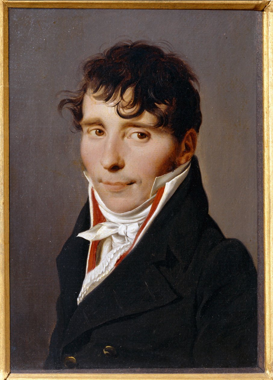 Monsieur Arnault de Gorse, irmão do escritor Antoine Vincent Arnault ... de Louis Leopold Boilly