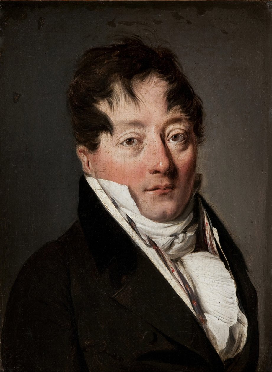 Retrato de Alexandre Balthazar Laurent Grimod de Reynière 1758-1837 de Louis Leopold Boilly