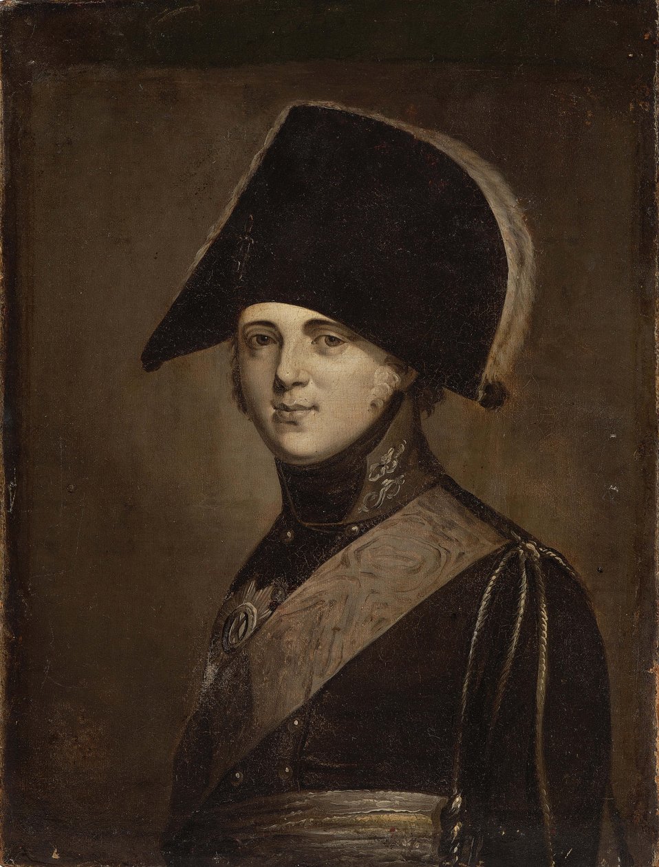 Retrato do imperador Alexandre I 1777-1825, c. 1815. de Louis Leopold Boilly