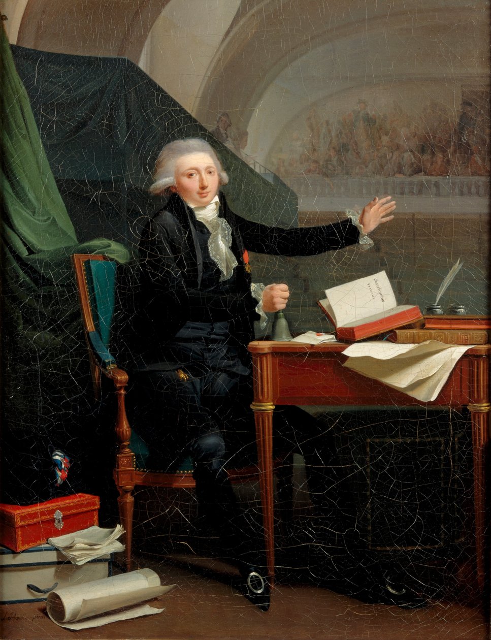 Retrato de Jan Anthony dAverhoult 1756-1792, 1792 de Louis Leopold Boilly