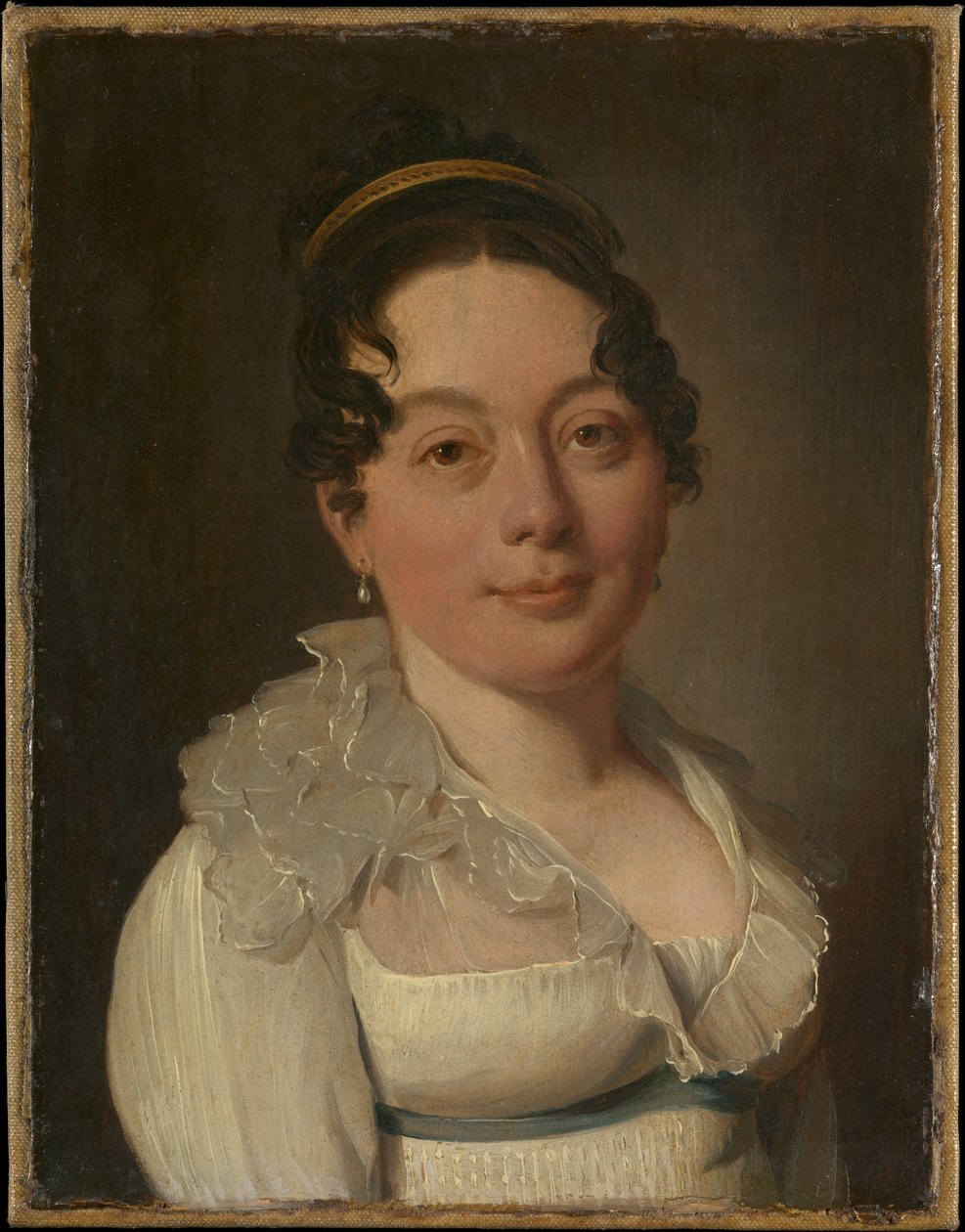 Retrato de uma mulher de Louis Leopold Boilly