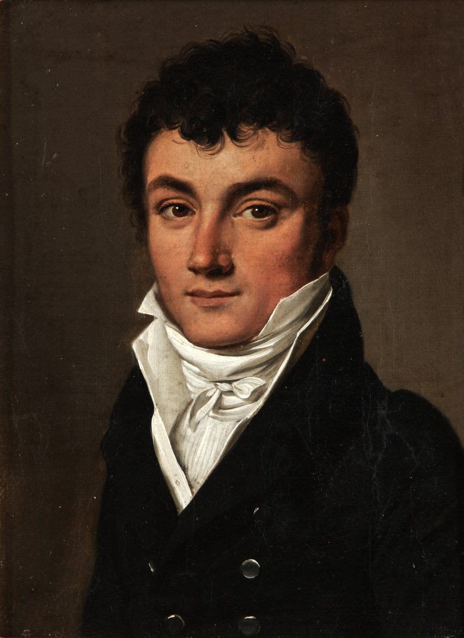 Retrato de um jovem de Louis Leopold Boilly