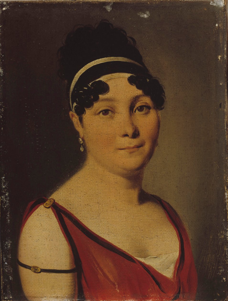 Retrato da cantora de ópera Caroline Branchu 1780-1850, c. 1810. de Louis Leopold Boilly