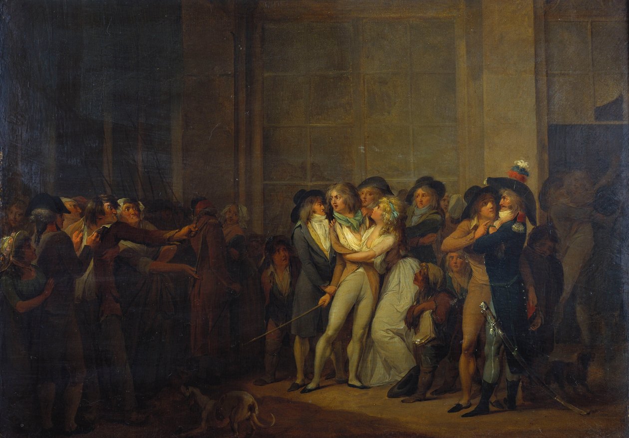 A prisão do cantor, Garat de Louis Leopold Boilly
