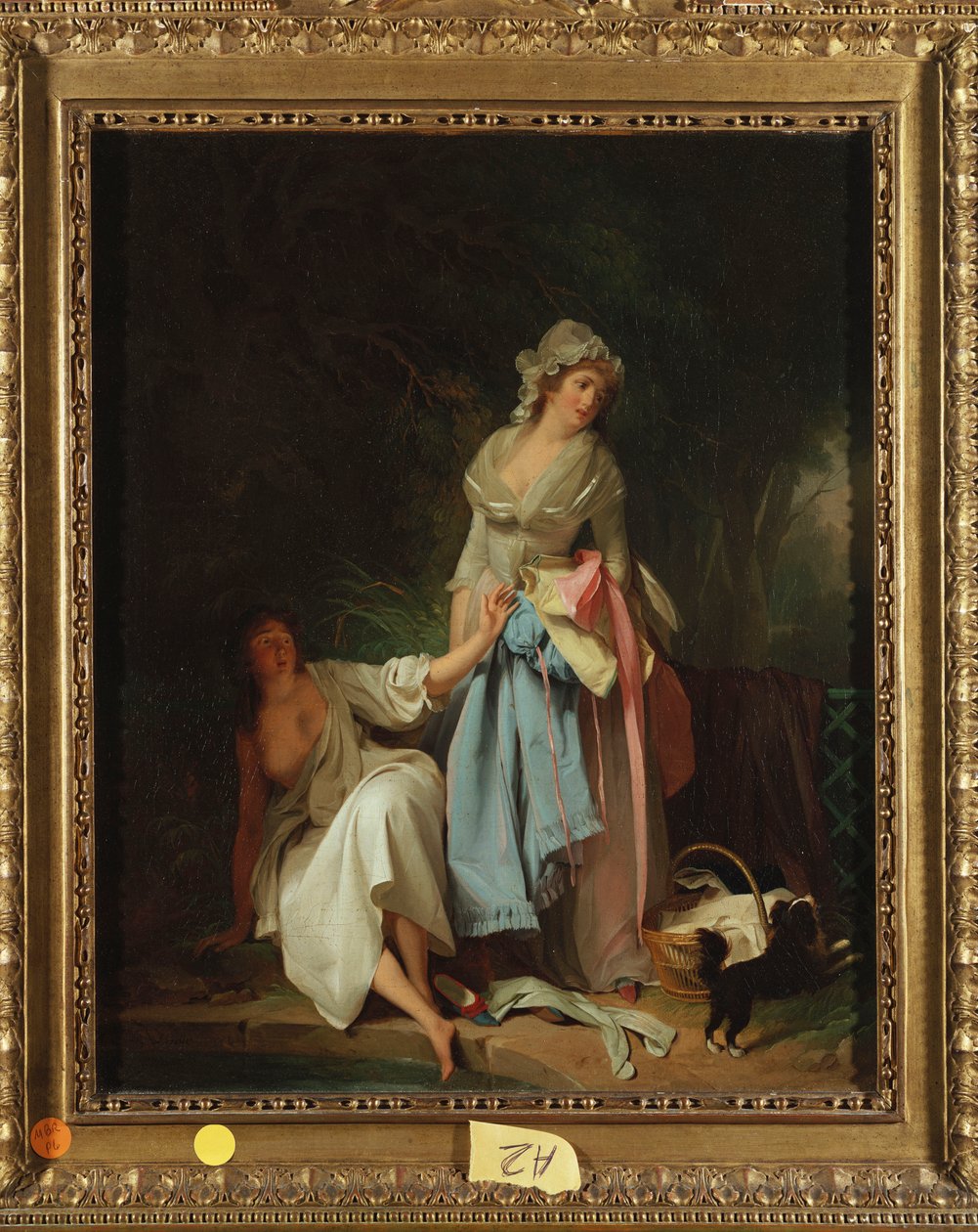 O banhista surpreso de Louis Leopold Boilly