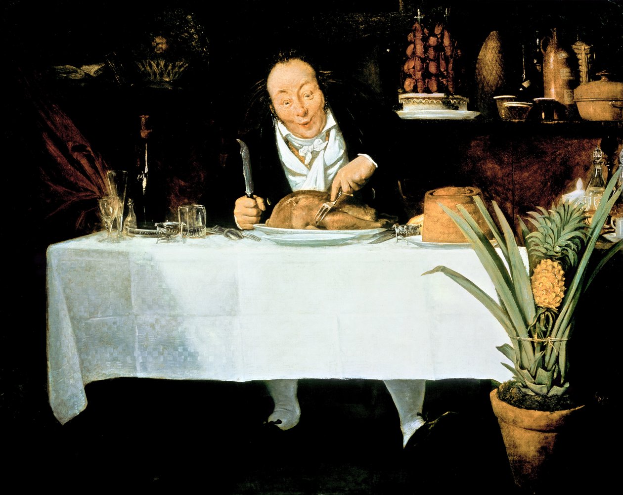 O Gourmand de Louis Leopold Boilly