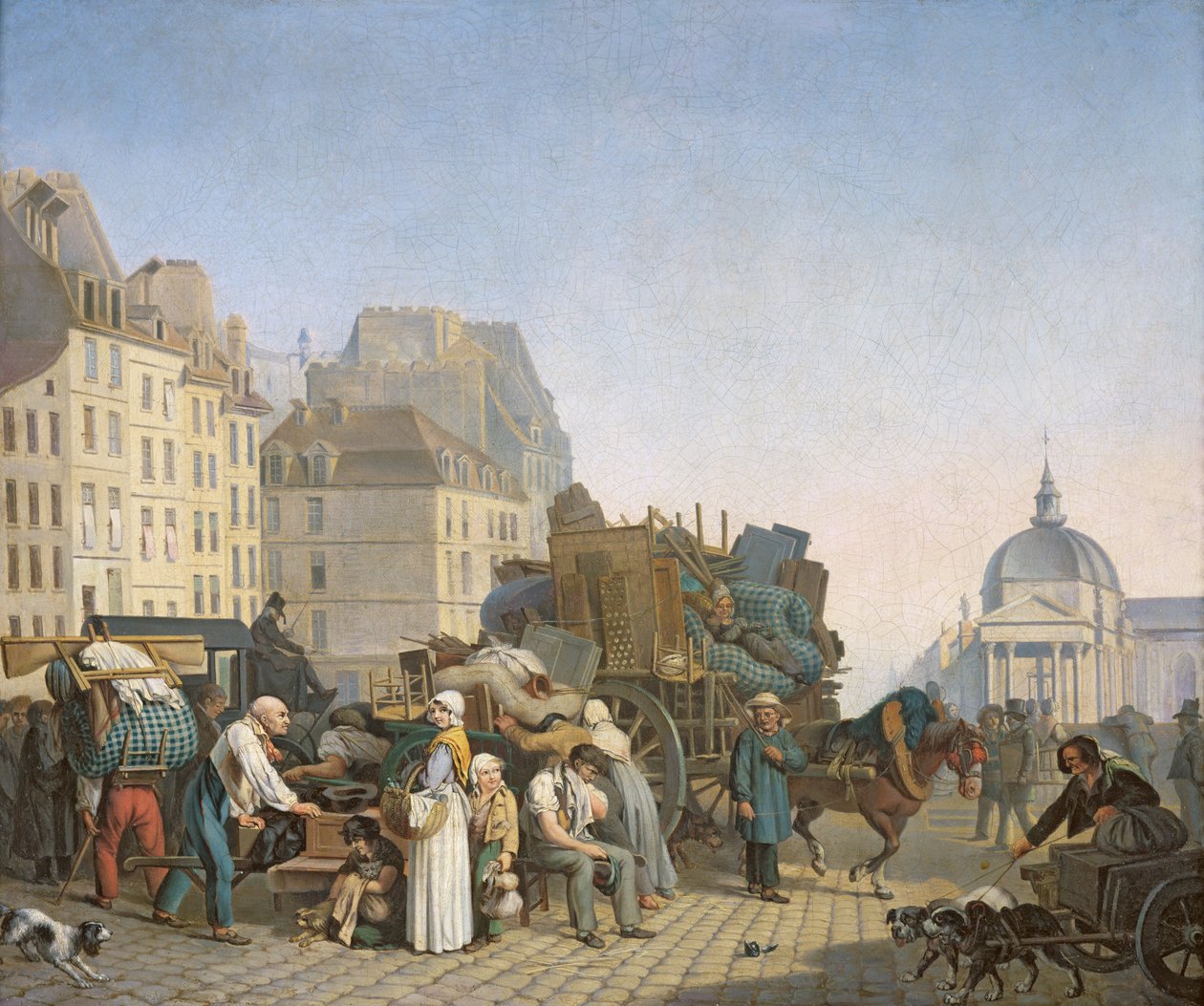The House Movers, 1840 de Louis Leopold Boilly