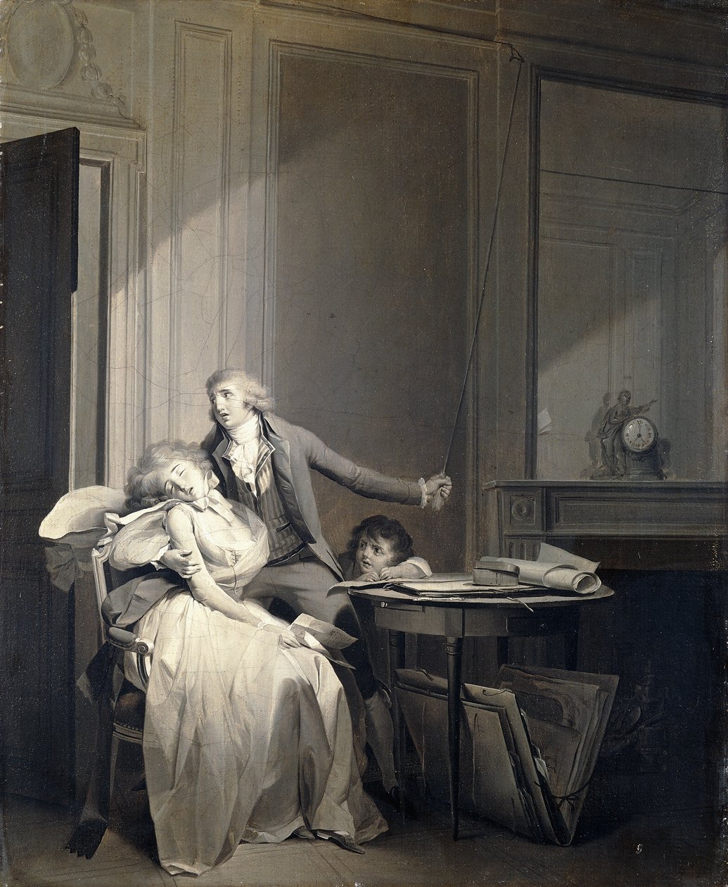 A carta ou o desmaio, de Louis Leopold Boilly