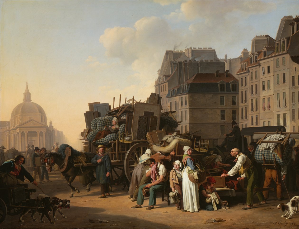 The Movings, 1822. de Louis Leopold Boilly