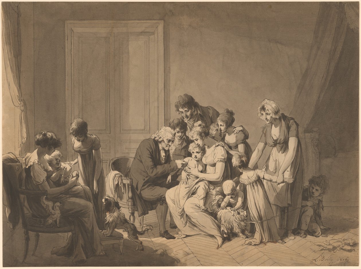 A vacina de Louis Leopold Boilly