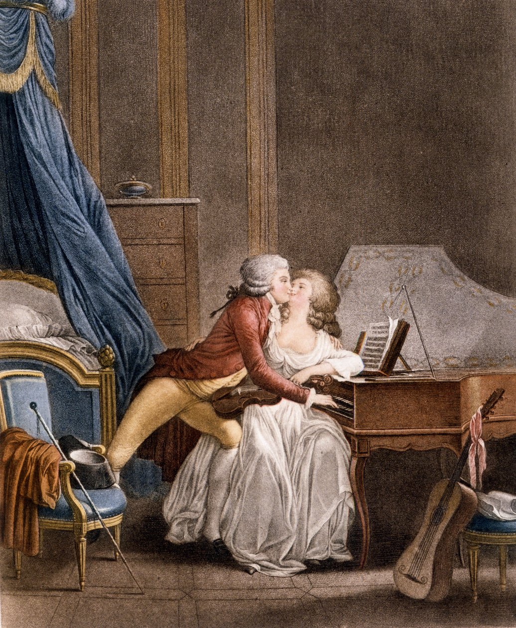 O prelúdio de Nina. Gravado por Boilly de Louis Leopold Boilly