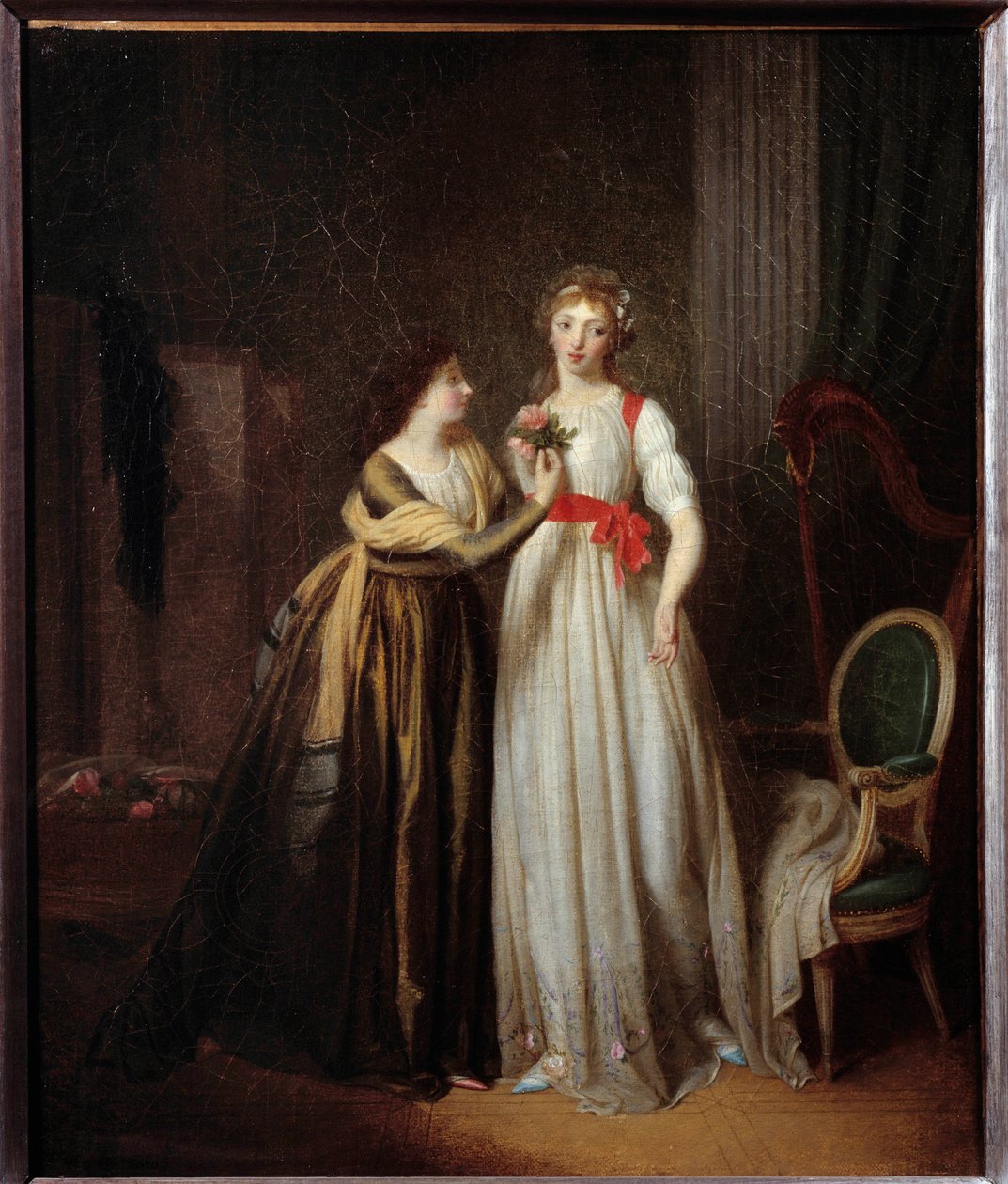 Os dois amigos. Pintura de Louis Leopold Boilly (1761 - 1845) de Louis Leopold Boilly