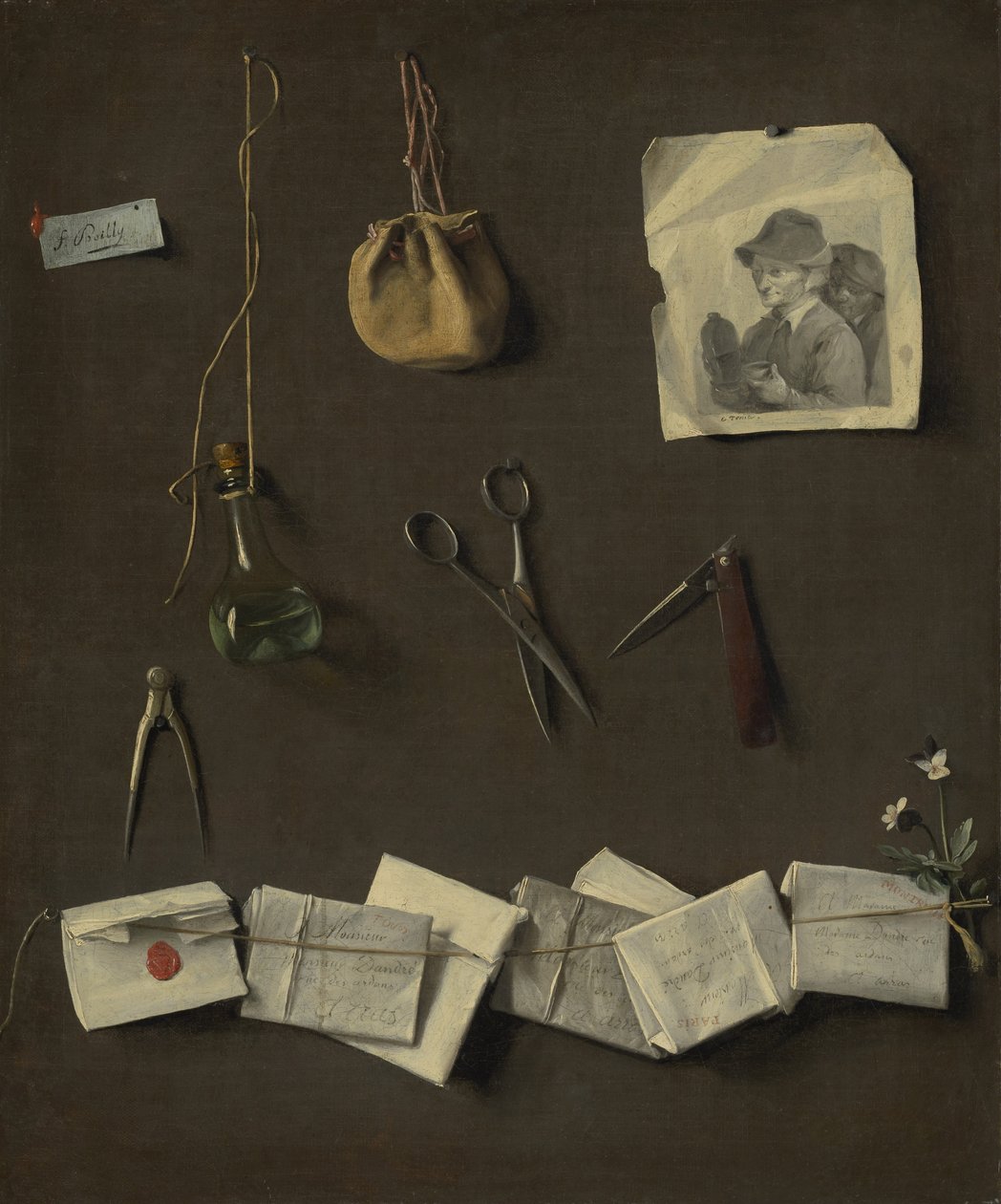 Vários Objetos, c.1785 de Louis Leopold Boilly