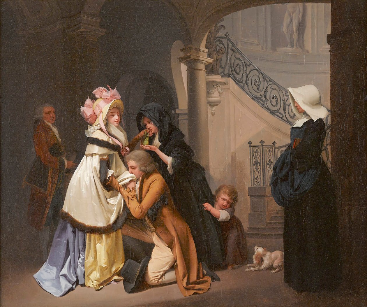 Louis-Léopold Boilly - Reconhecimento do coração de Louis Leopold Boilly