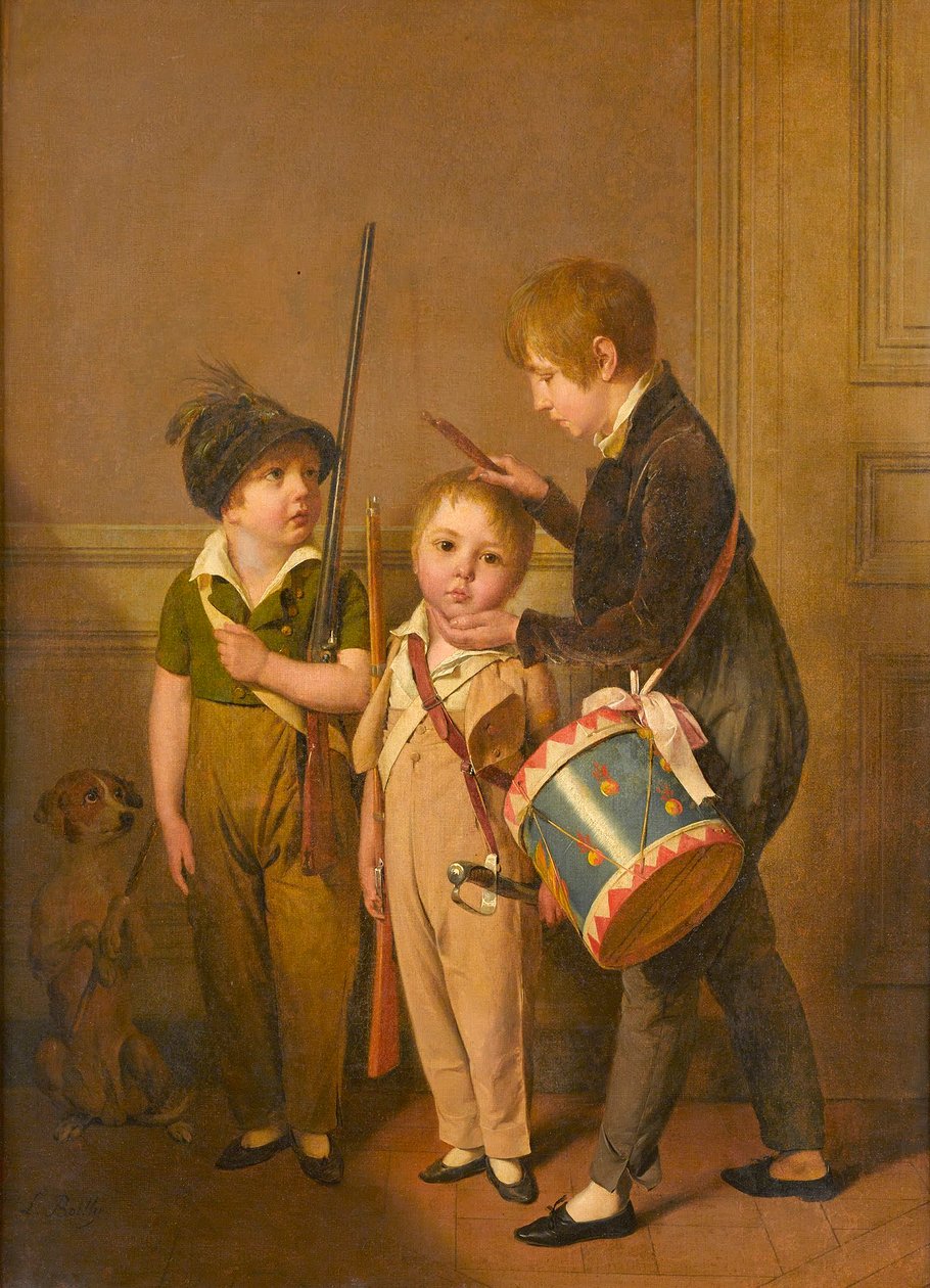Louis-Léopold Boilly - Os meus soldadinhos de Louis Leopold Boilly