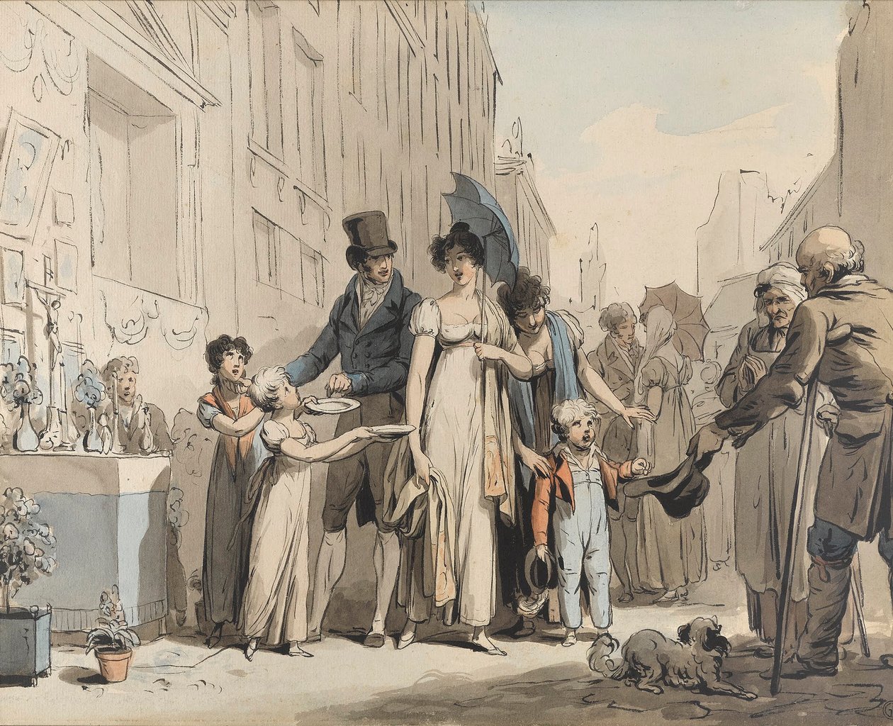 Louis-Léopold Boilly - A Capelinha de Louis Leopold Boilly