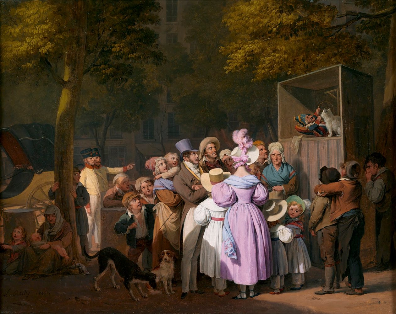 Louis-Léopold Boilly - O gato pobre de Louis Leopold Boilly