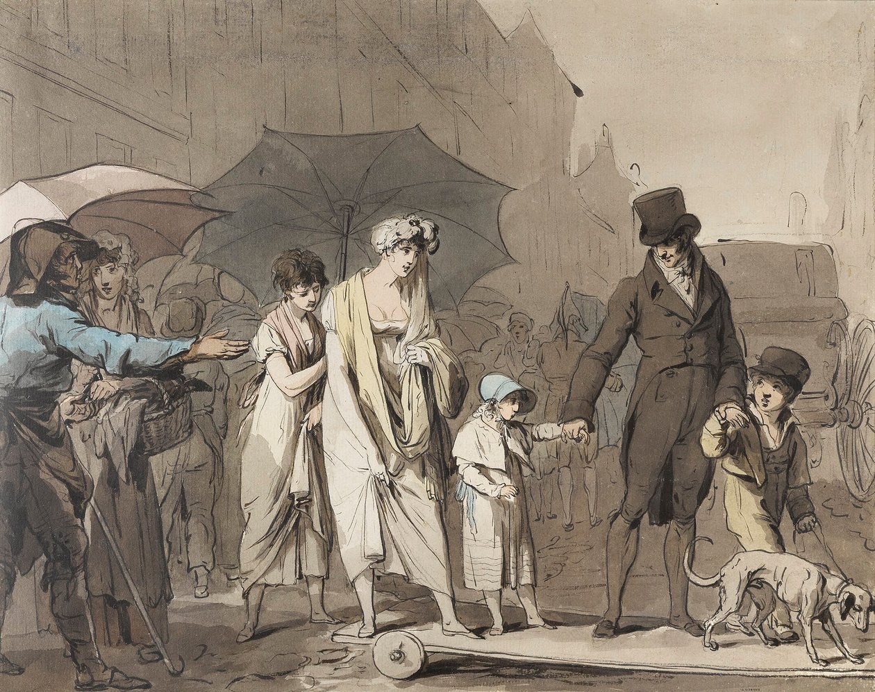 Louis-Léopold Boilly - Portagem urbana de Louis Leopold Boilly