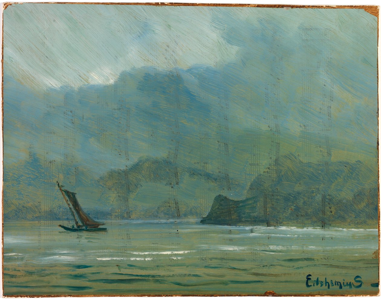 Paisagem azul pálido de Louis M. Eilshemius